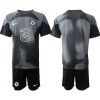 Maillot de Gardien Chelsea 2022-23 Noire Pour Enfant